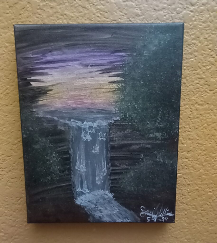 waterfall in the woods